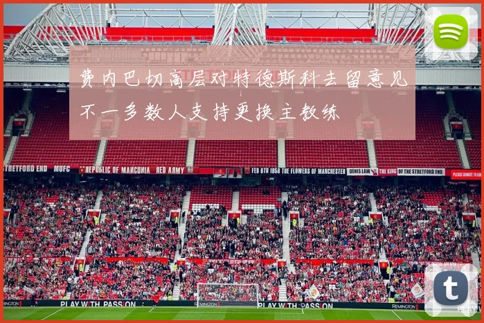 费内巴切高层对特德斯科去留意见不一多数人支持更换主教练
