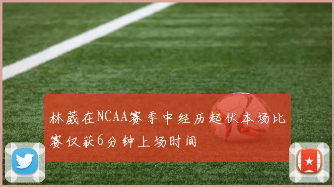林葳在NCAA赛季中经历起伏本场比赛仅获6分钟上场时间